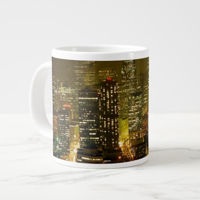 utsikt över Seattle Jumbo Mugg (Framsida vänster)