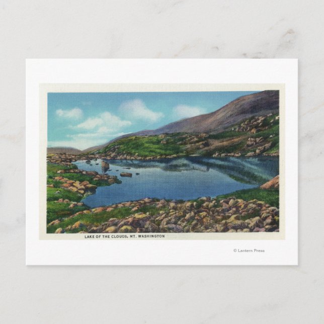Utsikt över sjön Lake of the Clouds Vykort (Framsida)