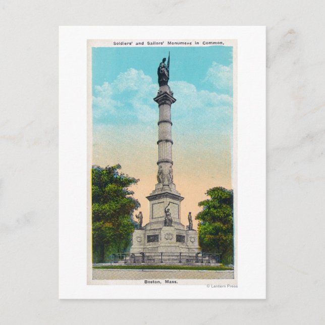 Utsikt över Soldiers and Sailors' Vykort (Framsida)