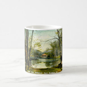Utsikten parkerar, Brooklyn NY, vintage 1908 Kaffemugg