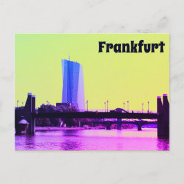 Utsikter för Frankfurt & Rosa Himlar Vykort