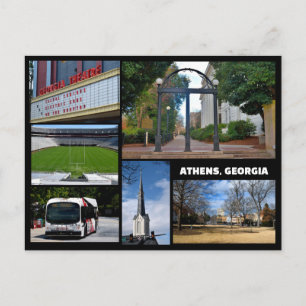 Utsikter över Athens, Georgia usa Vykort