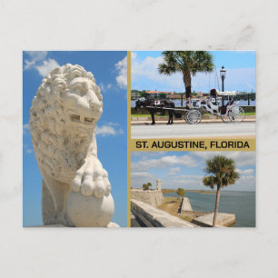 Utsikter över St. Augustine, Florida Vykort