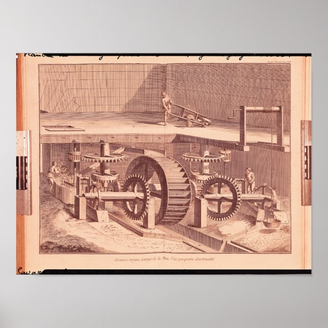 Utsikterna för en "patouillet" poster (Framsidan)