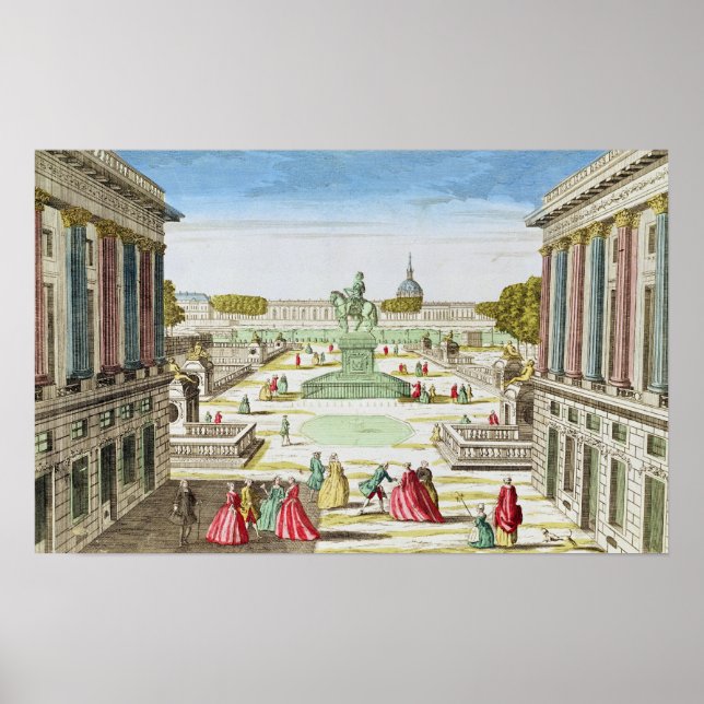 Utsikterna för Ställe Louis XV Poster (Framsidan)