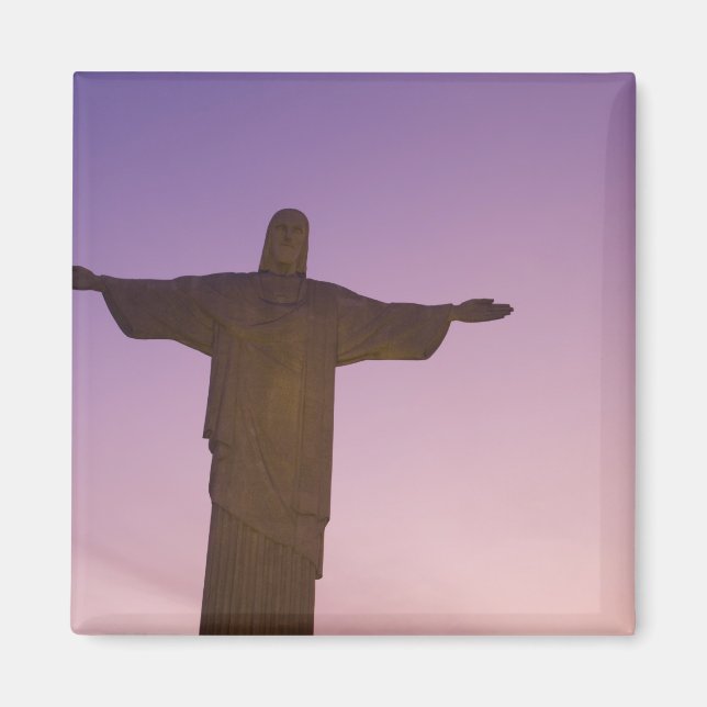 Utsiktspunkt, Kristusstaty vid Corcovado, 704 Magnet (Framsidan)