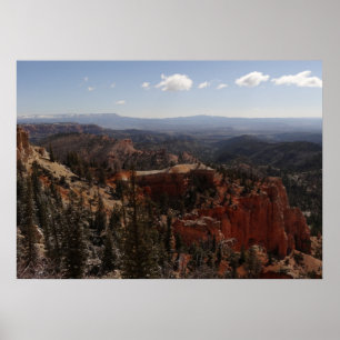Utsiktspunkten Farview Point i Bryce Canyon Nation Poster