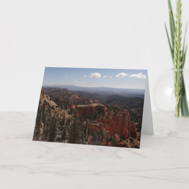 Utsiktspunkten Farview vid Bryce Canyon National P Kort (Framsida)