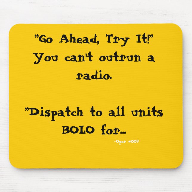 Utskickmusen vadderar "dig kan inte springa om a musmatta (Framsidan)