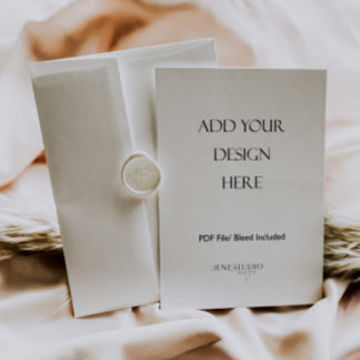 Utskrift av 5 x 7-tums inbjudningskort