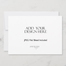 Utskrift av 5 x 7-tums liggande kort