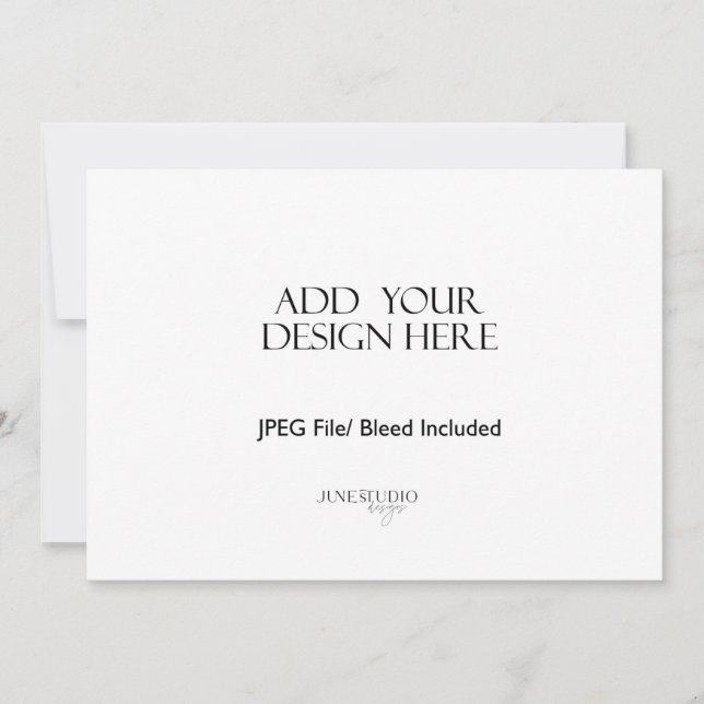 Utskrift av 5 x 7-tums liggande kort (Framsida)