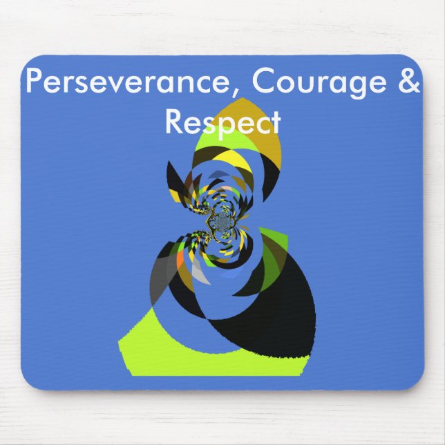 Utskrift av afrikansk vektordesign musmatta (Framsidan)