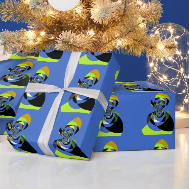 Utskrift av afrikansk vektordesign presentpapper (Helgdagar)