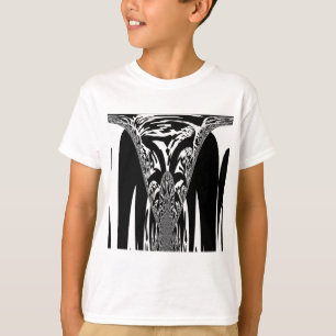 Utskrift av afrikanska Abstrakter Tee Shirt