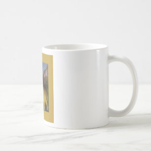Utskrift av afrikanska trikonst kaffemugg