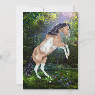 Utskrift av ångringsbock Tobiano Paint Horse