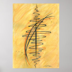 Utskrift av återföringskonst poster