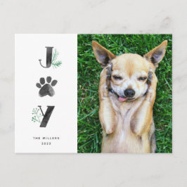 Utskrift av botaniskt joy Paw | Foto på sällskapsd Helg Vykort