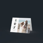 Utskrift av botaniskt joy Paw | Pet-foto, mappat Helgkort<br><div class="desc">Sprid munkavle med den här snyggten med det matade helgdag med ett matat fotokort med en perfekt med mattema för hund eller kattälskare! Med vårt handmålade botaniska vattenfärgsmedel och vårt färgavtryck i ställe i "O" i "JOY".</div>