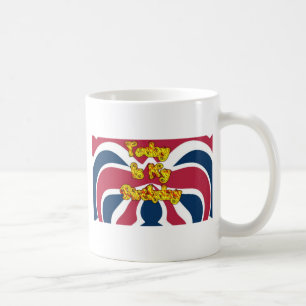 Utskrift av brittisk födelsedagspresent kaffemugg