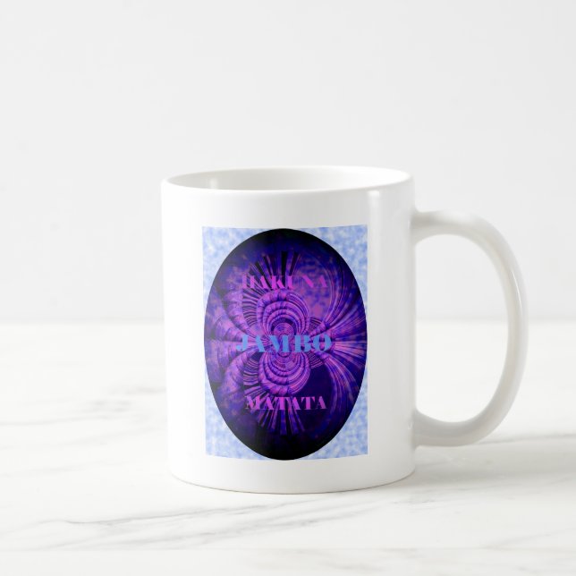 Utskrift av Cosmic Hakuna Art Kaffemugg (Höger)