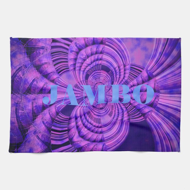 Utskrift av Cosmic Hakuna Art Kökshandduk (Horisontell)