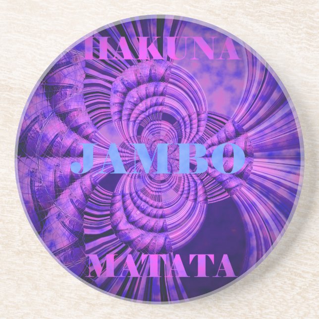 Utskrift av Cosmic Hakuna Art Underlägg (Framsidan)