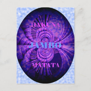 Utskrift av Cosmic Hakuna Art Vykort