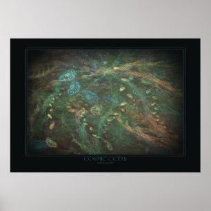Utskrift av Cosmic Ocean Poster