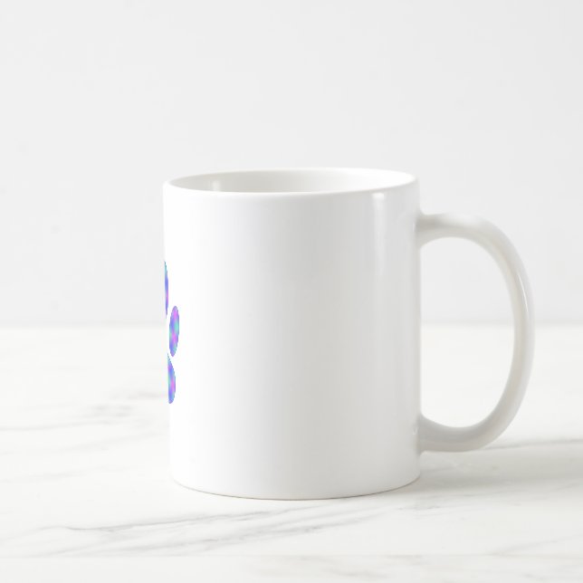 Utskrift av Cosmic Paw Kaffemugg (Höger)