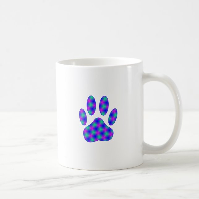Utskrift av Cosmic Paw Kaffemugg (Höger)