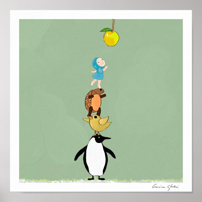 Utskrift av Cristina Ghelfi Poster (Framsidan)