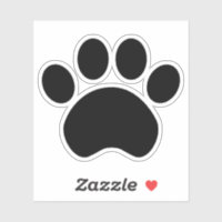 Utskrift av cute Paw