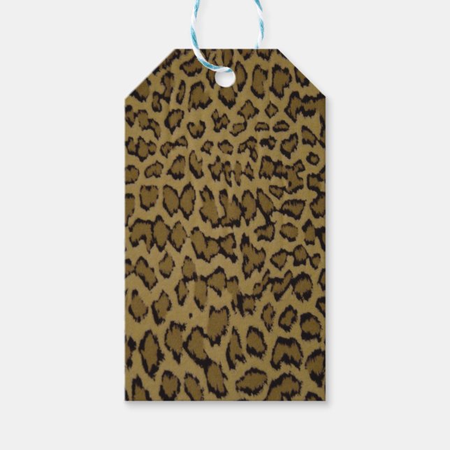 UTSKRIFT AV DJURLEOPARD PRESENTETIKETT (Framsidan)