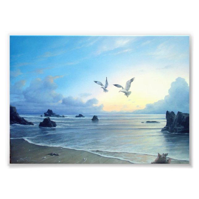 Utskrift av fack för morgontiderna fototryck (Framsidan)