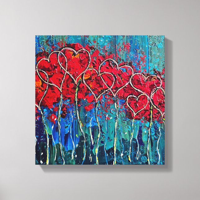 Utskrift av figursatta arbetsytor canvastryck (Framsida)