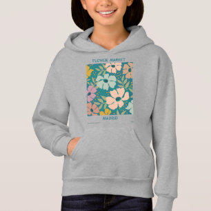 Utskrift av Flower Market Madrid T Shirt