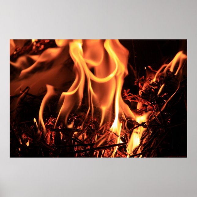 Utskrift av förseglad flamma poster (Framsidan)