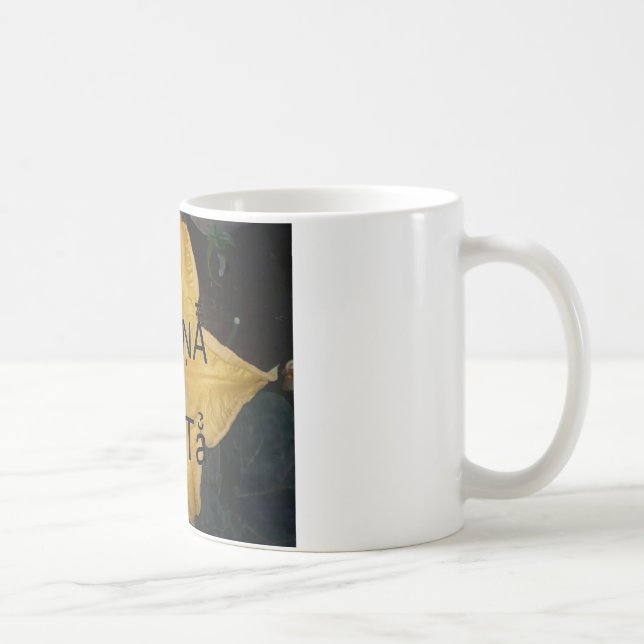 Utskrift av Golden Star Hakuna Matata Art Kaffemugg (Höger)