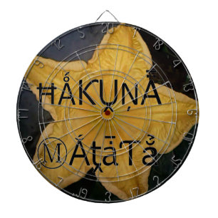 Utskrift av Golden Star Hakuna Matata Art Piltavla