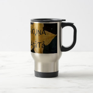 Utskrift av Golden Star Hakuna Matata Art Resemugg