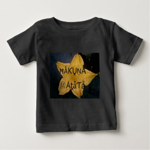 Utskrift av Golden Star Hakuna Matata Art T-shirt