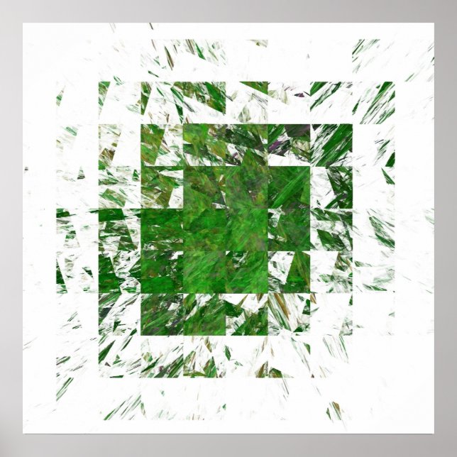 Utskrift av grassblock poster (Framsidan)