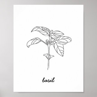 Utskrift av grundläggande illustration poster