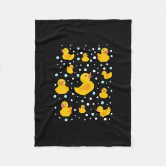 Utskrift av gummi Anka Fleecefilt