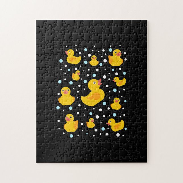 Utskrift av gummi Anka Pussel (Vertikal)