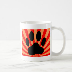 Utskrift av Hund med raster Kaffemugg
