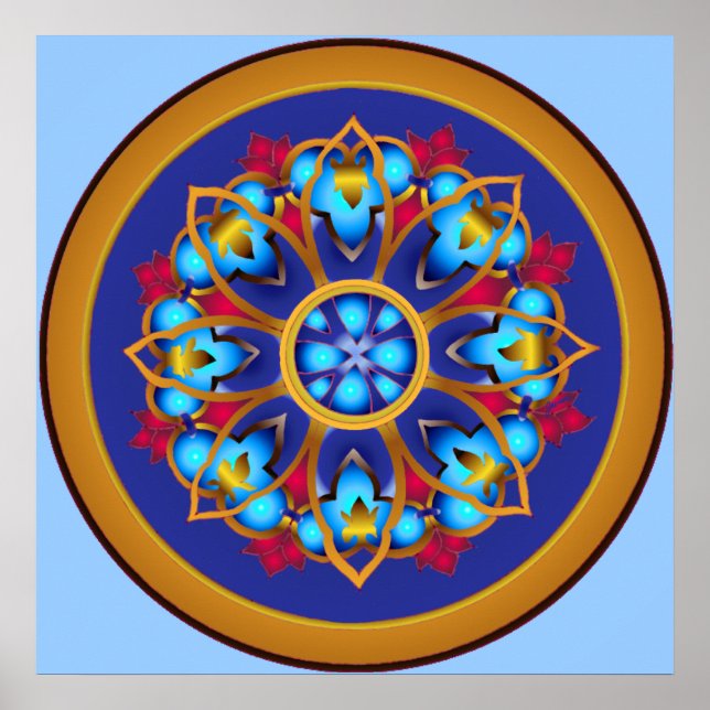 Utskrift av kejsarhjul poster (Framsidan)