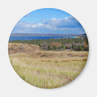 Utskrift av konst i Väg genom tvättbjörn Dunes Magnet